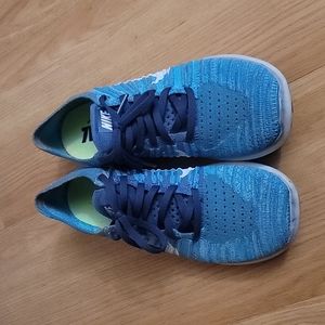 Womens Flyknit Light Blue Shoes